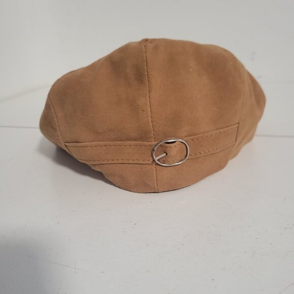 Vintage All Leather Peaked Gentleman's Cap or Ivy Cap - Picture 3 of 4